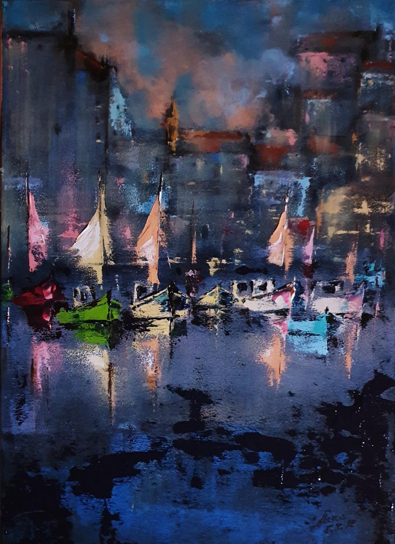ArteDiAlina.com painting: missing Red Sail